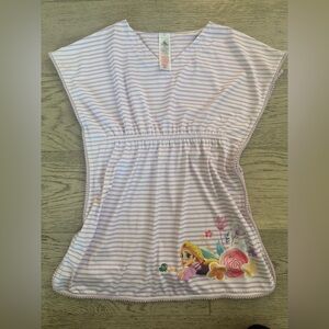 Disney Pink and White Striped Fabric Garment